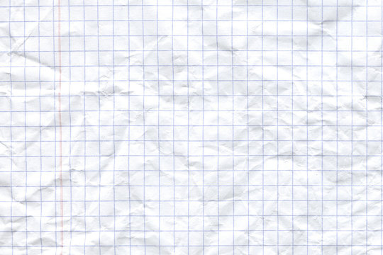 White Crumpled  Paper Texture