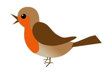 An Illustration of a Robin