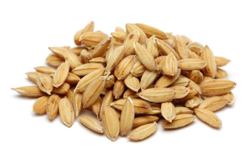 Unmilled rice grains
