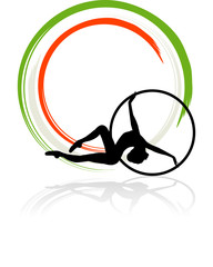 Logo Italia ginnastica ritmica - Cerchio