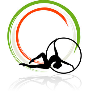 Logo Italia ginnastica ritmica - Cerchio