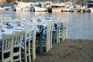 Fototapeta na wymiar Traditional Greek tavern