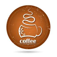 coffee cup symbol for business, vector
