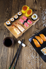 Collection of sushi 