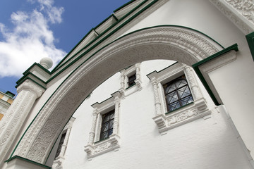 Moscow, Russia . Antique lamp in the Kremlin