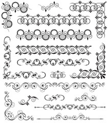 Fototapeta premium set of decorative elements 2