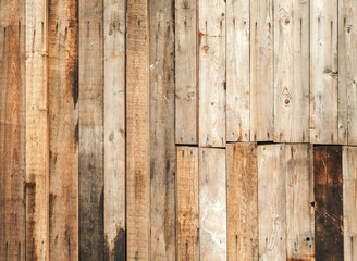 Old brown wooden fence background photo texture