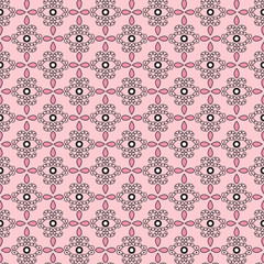 pink background with beautiful pattern