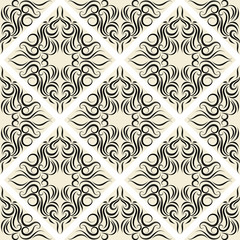 seamless wallpaper.damask pattern.abstract background