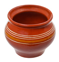 open earthenware pot