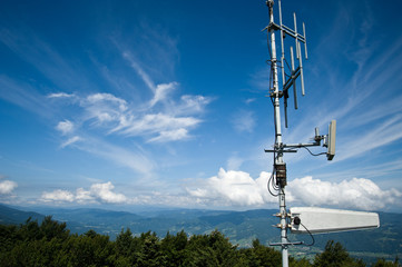 Wetterstation im Gebirge