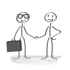 Vertragsabschluss, shake hands