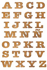Abc wooden.