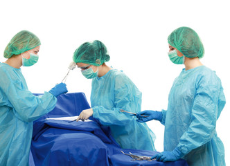 Group of surgeons.