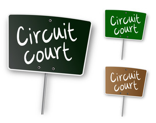 Ardoise "Circuit court"