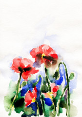 flowers .abstract background