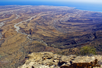 seashore of Oman nearby Salalah, landscape