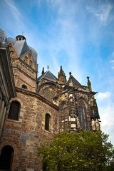 Fototapeta na wymiar cathedral in Aachen, Germany