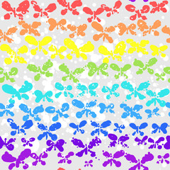 Сolorful background with butterfly