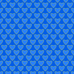 Muster Herz blau endlos  #140207-svg08