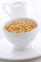 Delicious and healthy honey nuts cereal