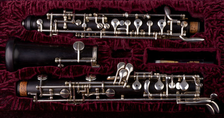 Oboe mit Koffer