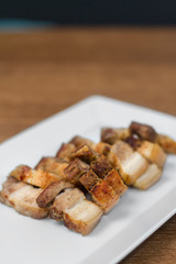 Image of tasty peace of pork