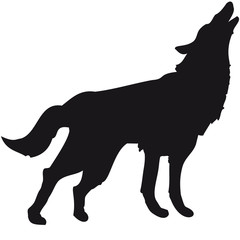 Wolf Howling Dog