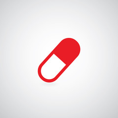red capsule symbol
