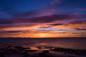 瀬長島からの夕焼け