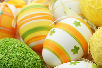 Easter decoration in fresh colours