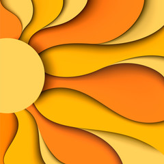 Sun. Vector illustration - 61225429