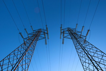 High voltage pylons