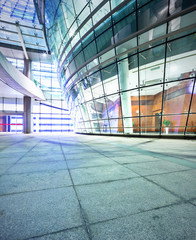 exterior of modern buildings