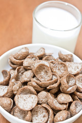 Milk and cereal