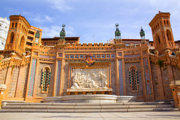 Aragon Teruel Amantes fountain in La Escalinata Spain