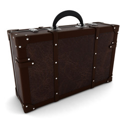 Vintage travel suitcase