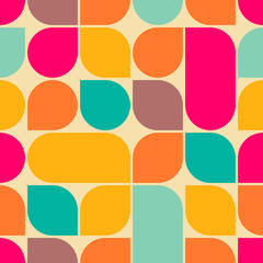 Retro abstract naadloos patroon