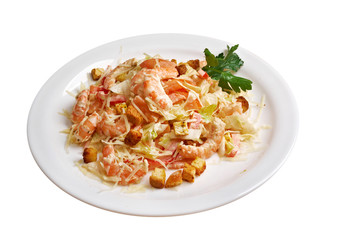 Salad with Shrimps