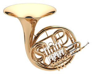 Naklejka premium French Horn