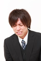 号泣するビジネスマン