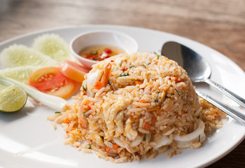 Fried rice with seafood