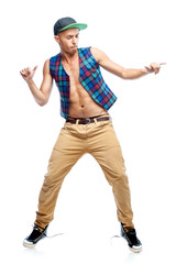 male hip-hop dancer