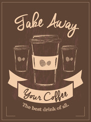 Retro Vintage Coffee Poster