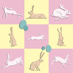 Easter fast rabbits