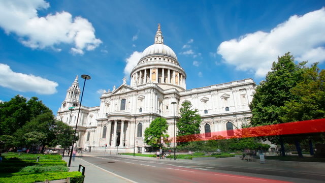 St. Paul's Cathedral Long Exposure Timelapse