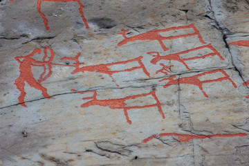 Rock art of Alta - hunting