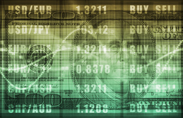 Obraz premium Forex Market