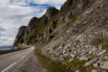 Fototapeta na wymiar Road to infinity Norway fjords