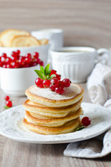 Pancakes with berries